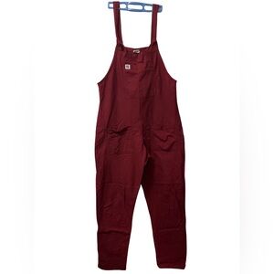 Lucy & Yak Maroon Overalls/Dungarees